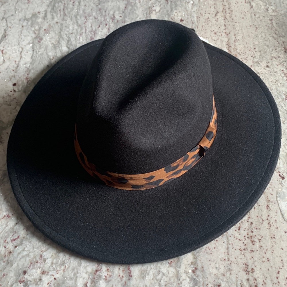 Cowboy Hat With Leppard Band